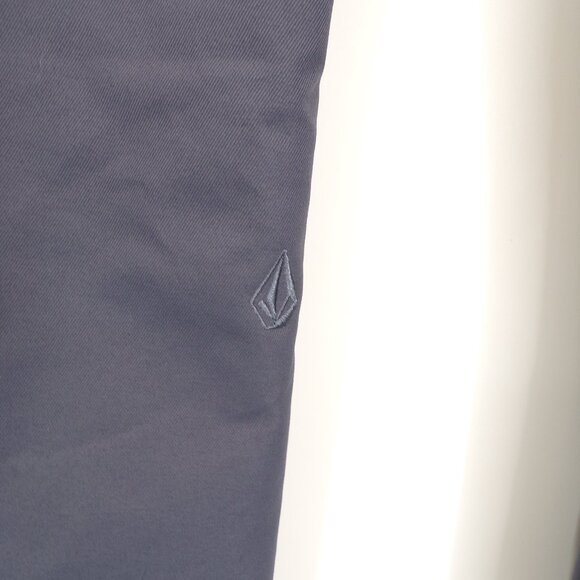 Volcom True To This Snowboarding Ski Pants Men's S Gray 10,000MM Chino Fit - Picture 4 of 10